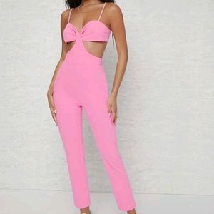 SHEIN small pink jumpsuit